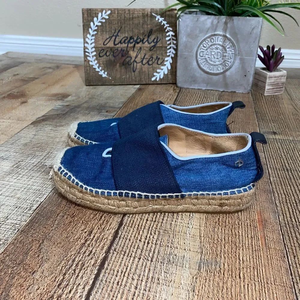 Rag & Bone Nina Denim Slip-On Espadrille